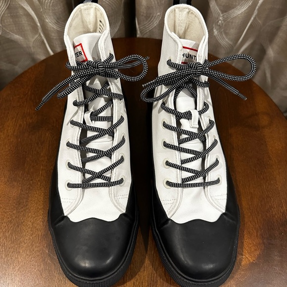 Hunter Target Unisex Canvas High Top Boots - Picture 2 of 8